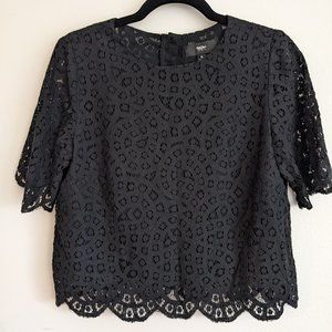 Mossimo Black Lace Top